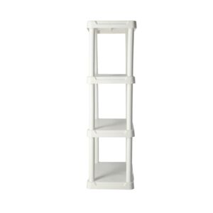 4 TIER SHELF 14X22X48" SOLID WHITE 4 TIER SHELF 14X22X48" SOLID WHITE